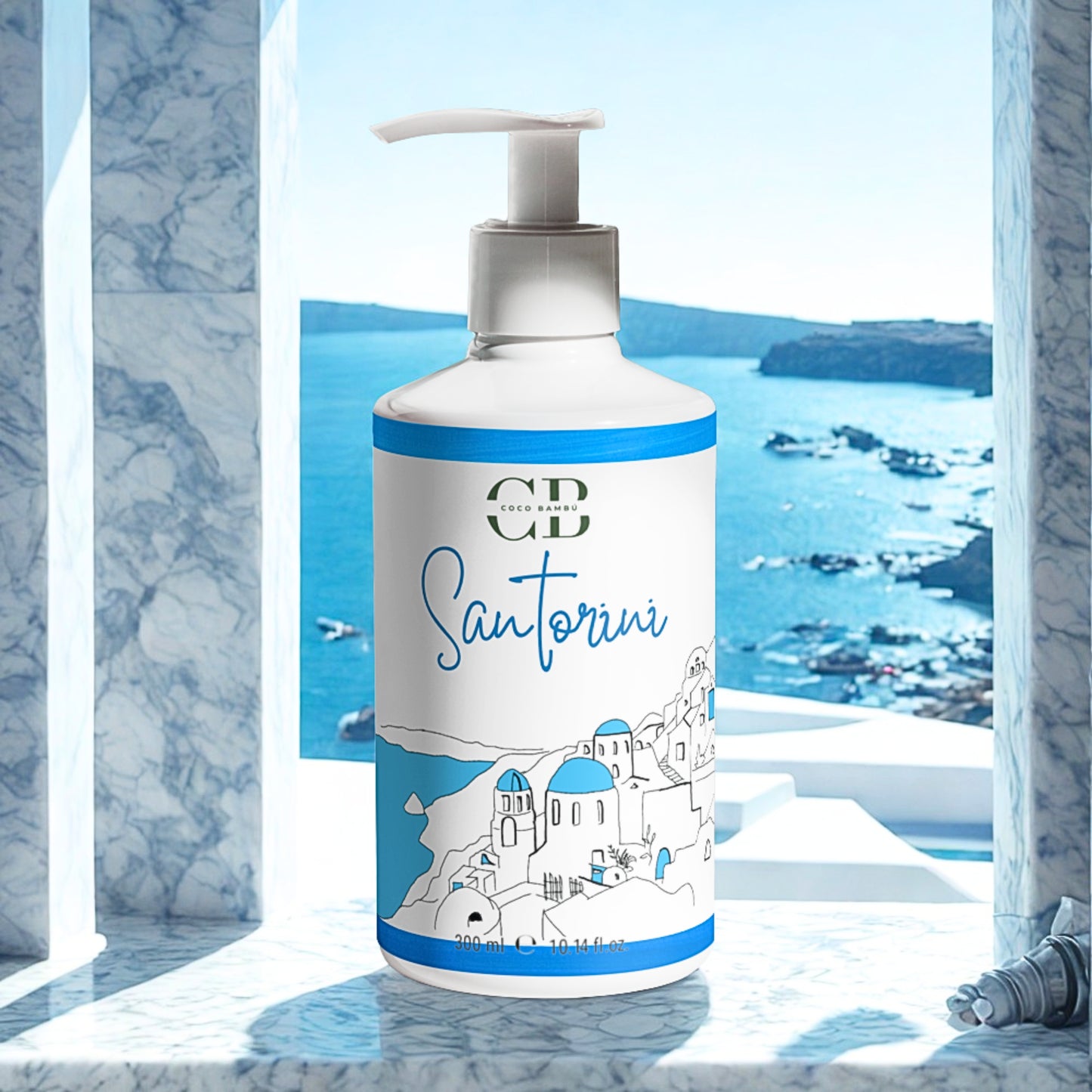 COCO BAMBÚ - Jabón floral para manos y cuerpo Santorini SPA - Vegano
